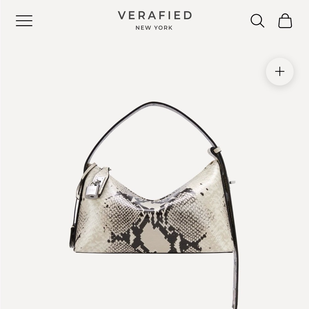 Verafied Python Shoulder/Hand Bag